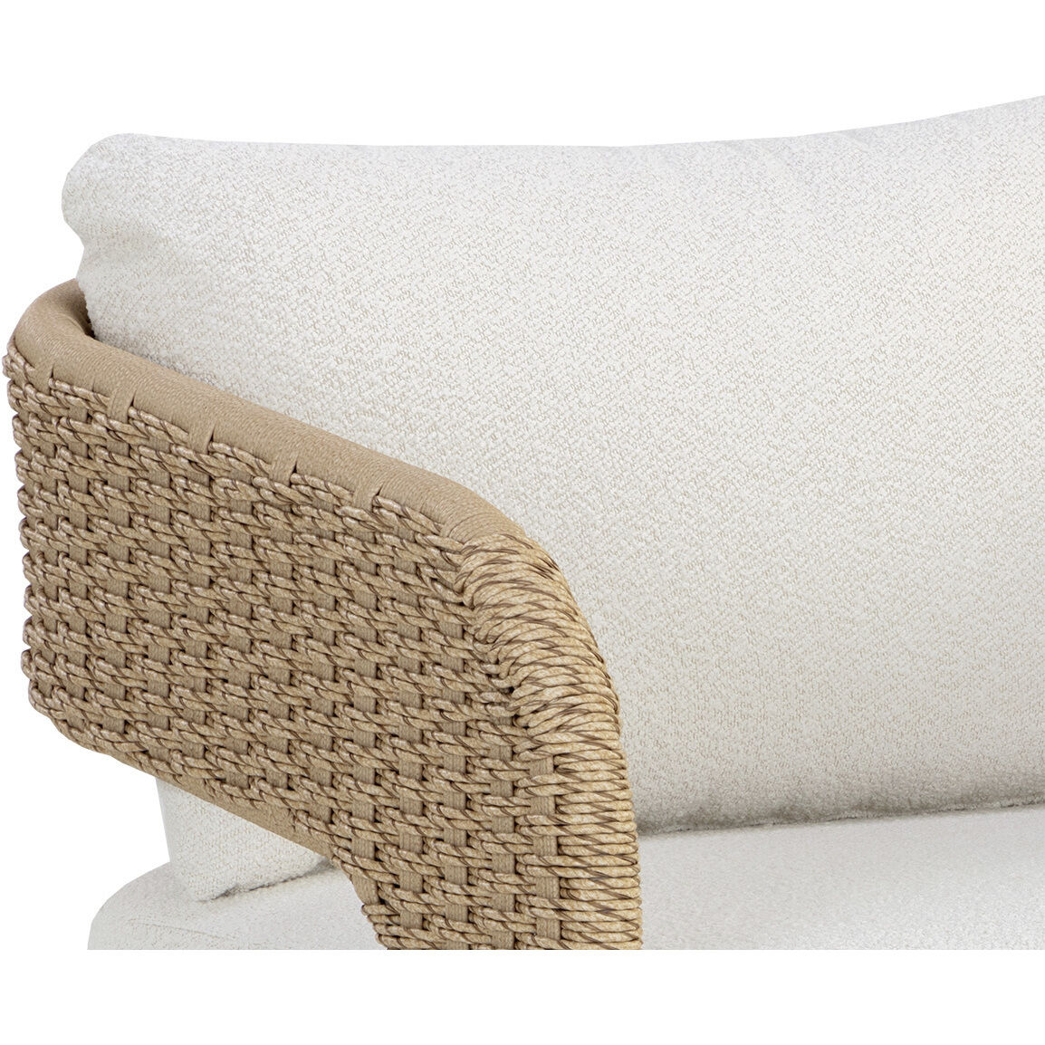 Pylos Natural / Louis Cream Outdoor Lounge Chair